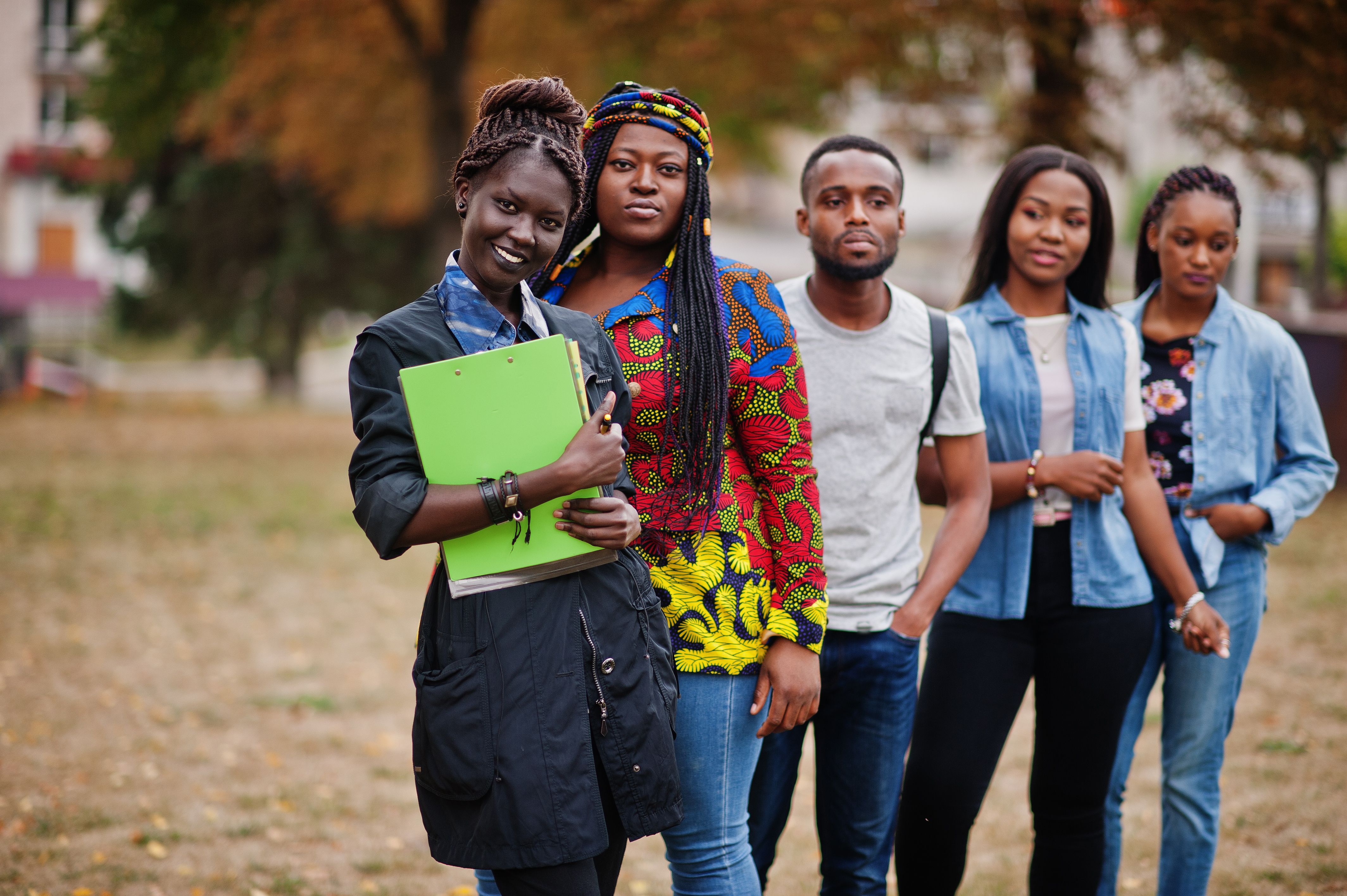 Facilitator group — African trainees and students on campus